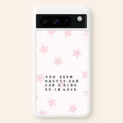 Pretty Sad Letter Beads Google Pixel 8 Pro Case