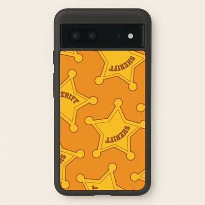 Sheriff Badge Pattern Google Pixel 7 Case
