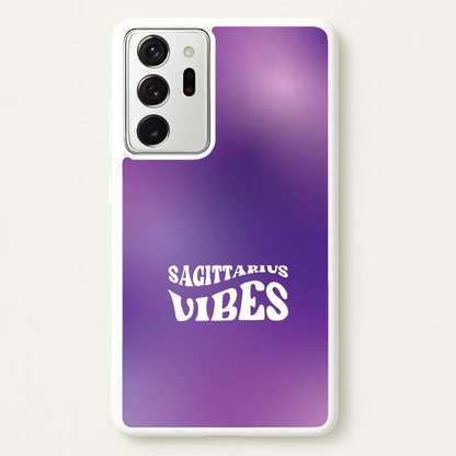 Sagittarius Vibes Gradient Zodiac Galaxy Note 20 Ultra Case