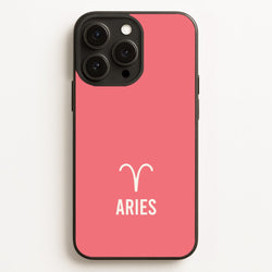 Aries Pastel Zodiac iPhone 12 Pro Max Case