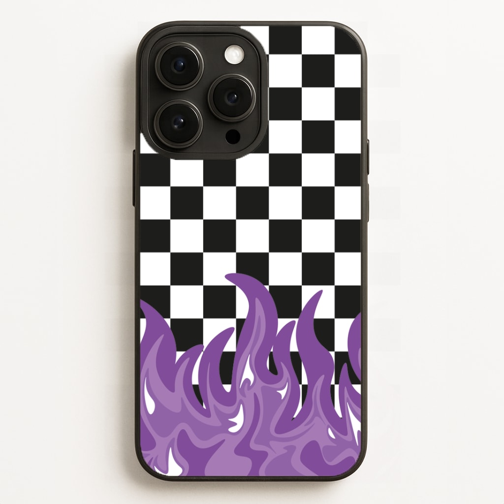 Purple Flame - Skate Aesthetic  Phone Case