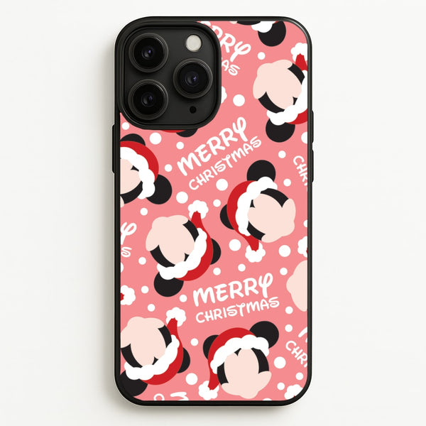 Merry Christmas Cartoon Mouse Pattern iPhone 11 Pro Max Case