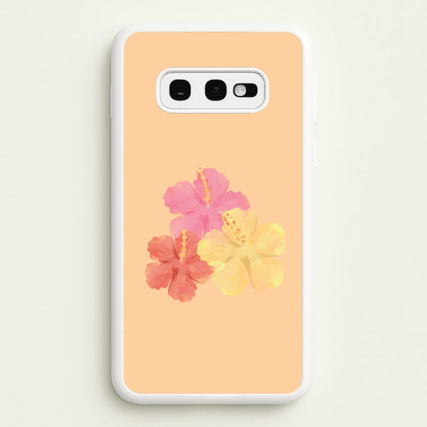 Hibiscus Sunset Galaxy S10e Case