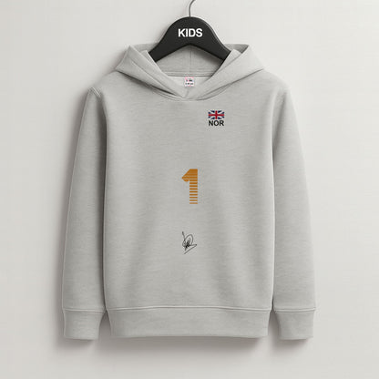 LN1 - Norris Grey Kids Hoodie
