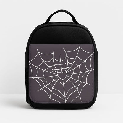 Spiderweb Hearts I Insulated Lunch Bag