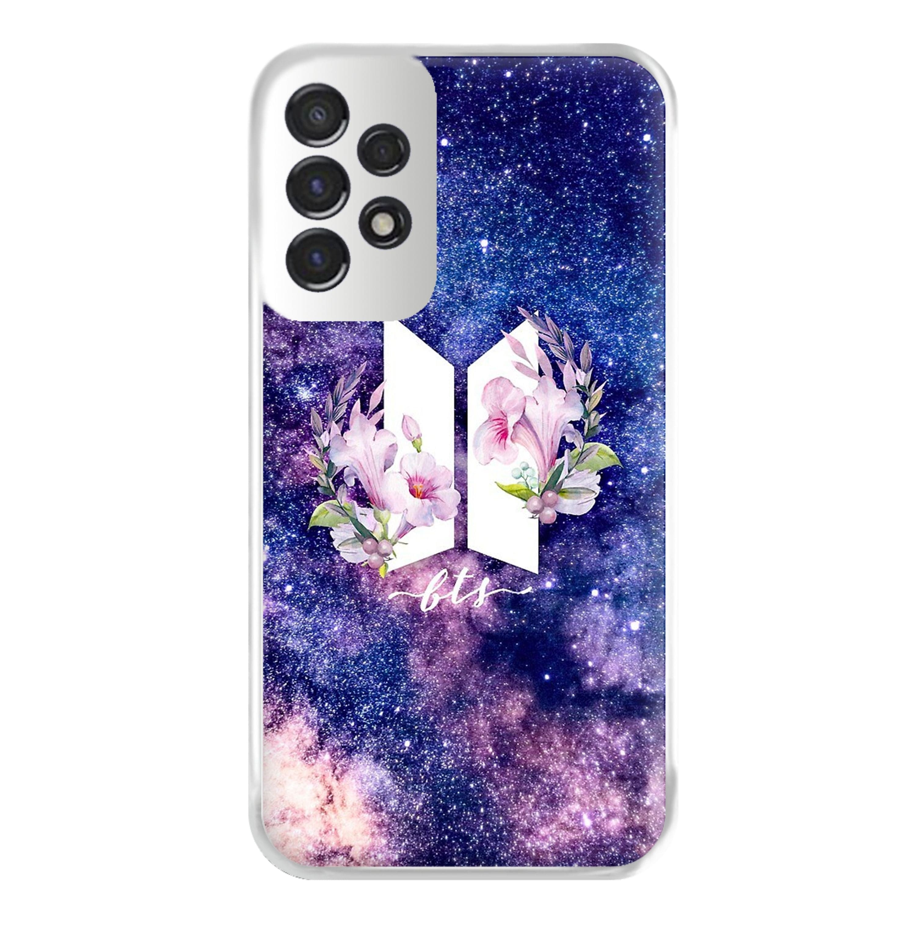 Galaxy Floral K-Pop Band Logo Phone Case