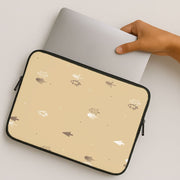 Minimal Christmas Trees Pattern Laptop Sleeve 2