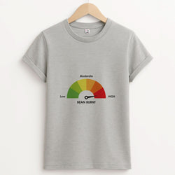Burnt Bean Guage Unisex Grey T-Shirt