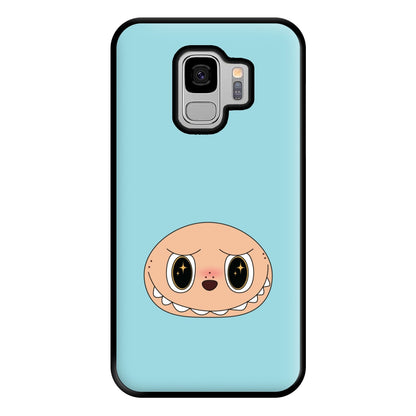 Cute Blue Monster Face Galaxy S9 Plus Case
