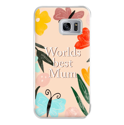 Worlds Best Mum - Floral Mother's Day Phone Case