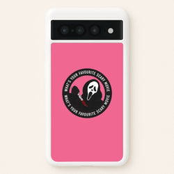 What's Your Favourite Scary Movie Badge Google Pixel 7 Pro Case