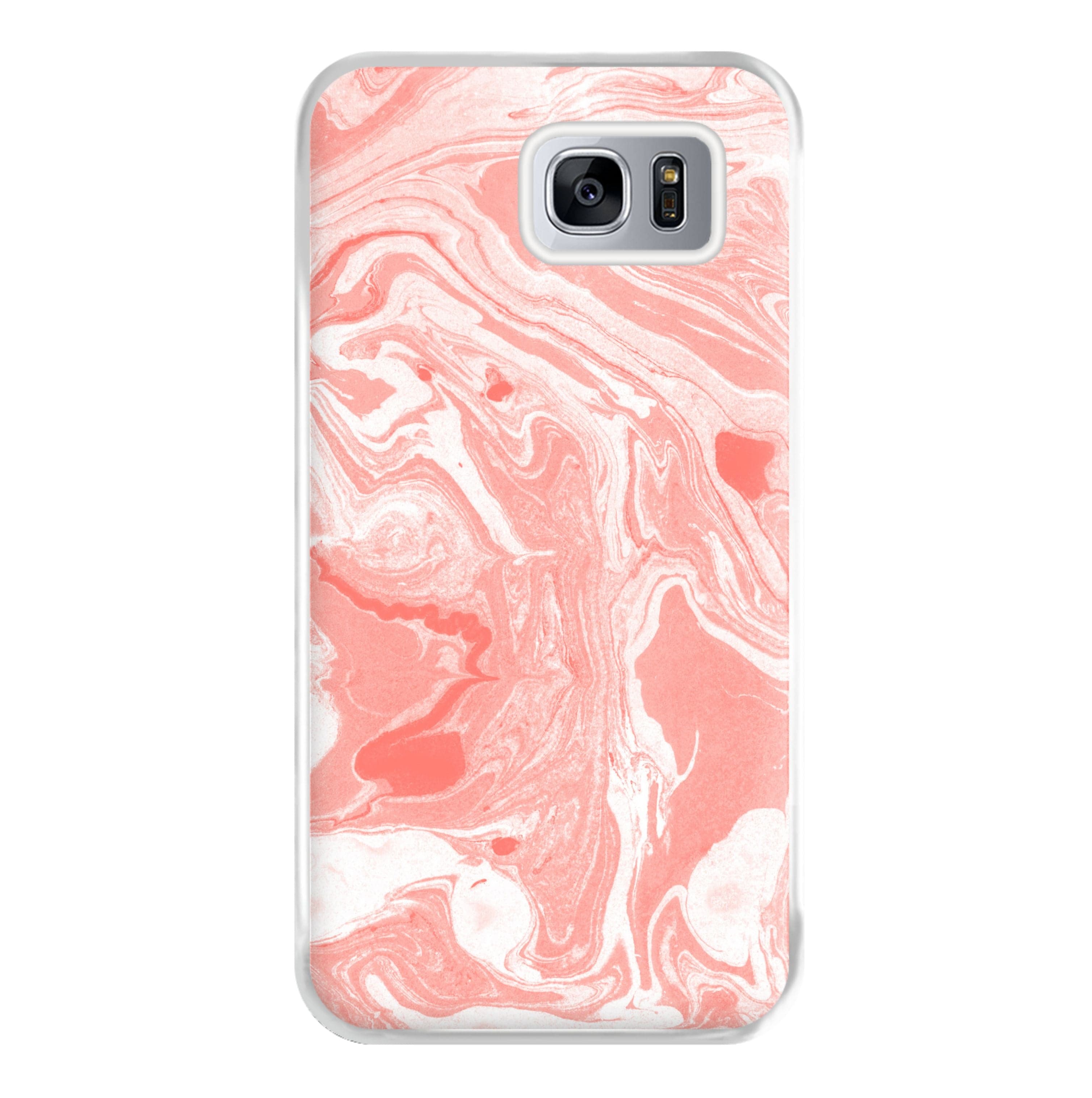 Pink Swirly Marble Phone Case