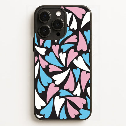 Transgender Hearts - Pride Phone Case for iPhone, Samsung Galaxy and Google Pixel