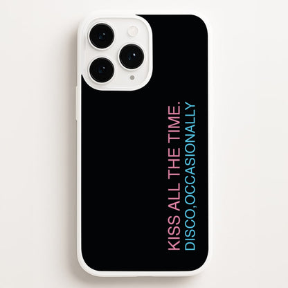 Disco Occasionally Text iPhone 16 Pro Max Case