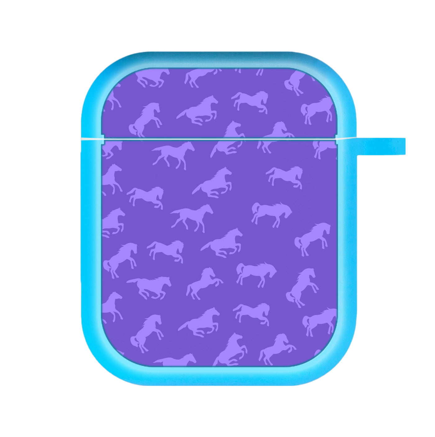 Purple Horse Pattern - Horses AirPods Case