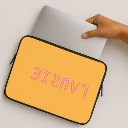 Neon Sign Personalised Name MacBook Cover