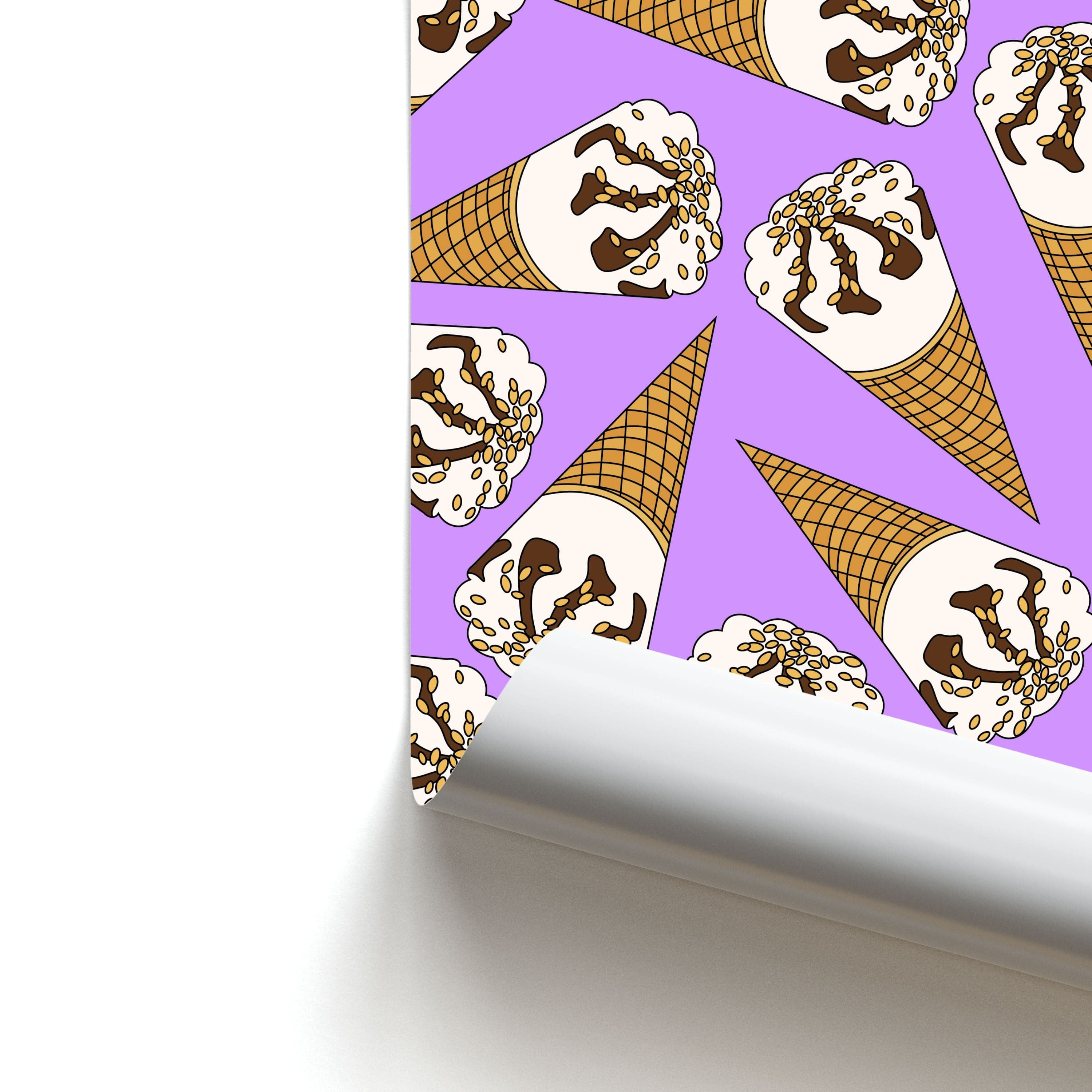 Netto - Ice Cream Patterns Poster