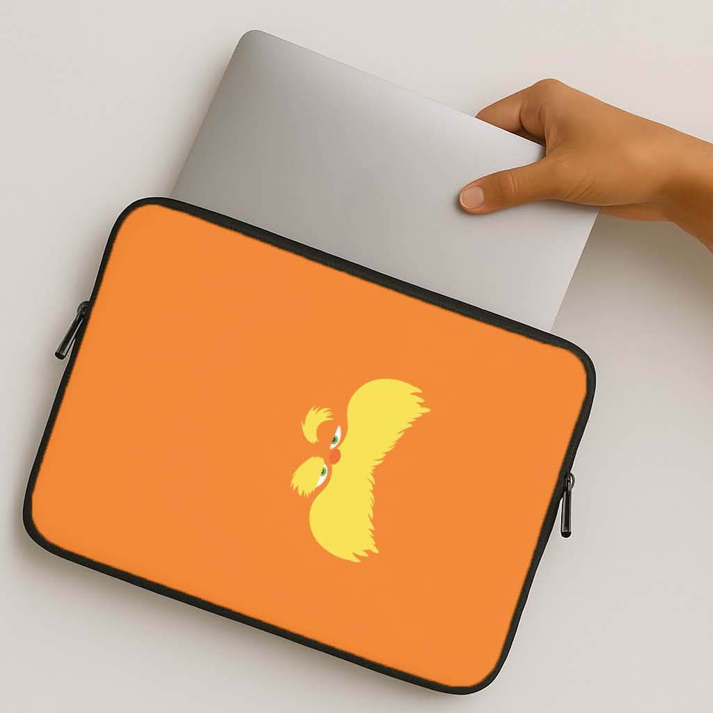 Orange Tree Creature Face MacBook Cover