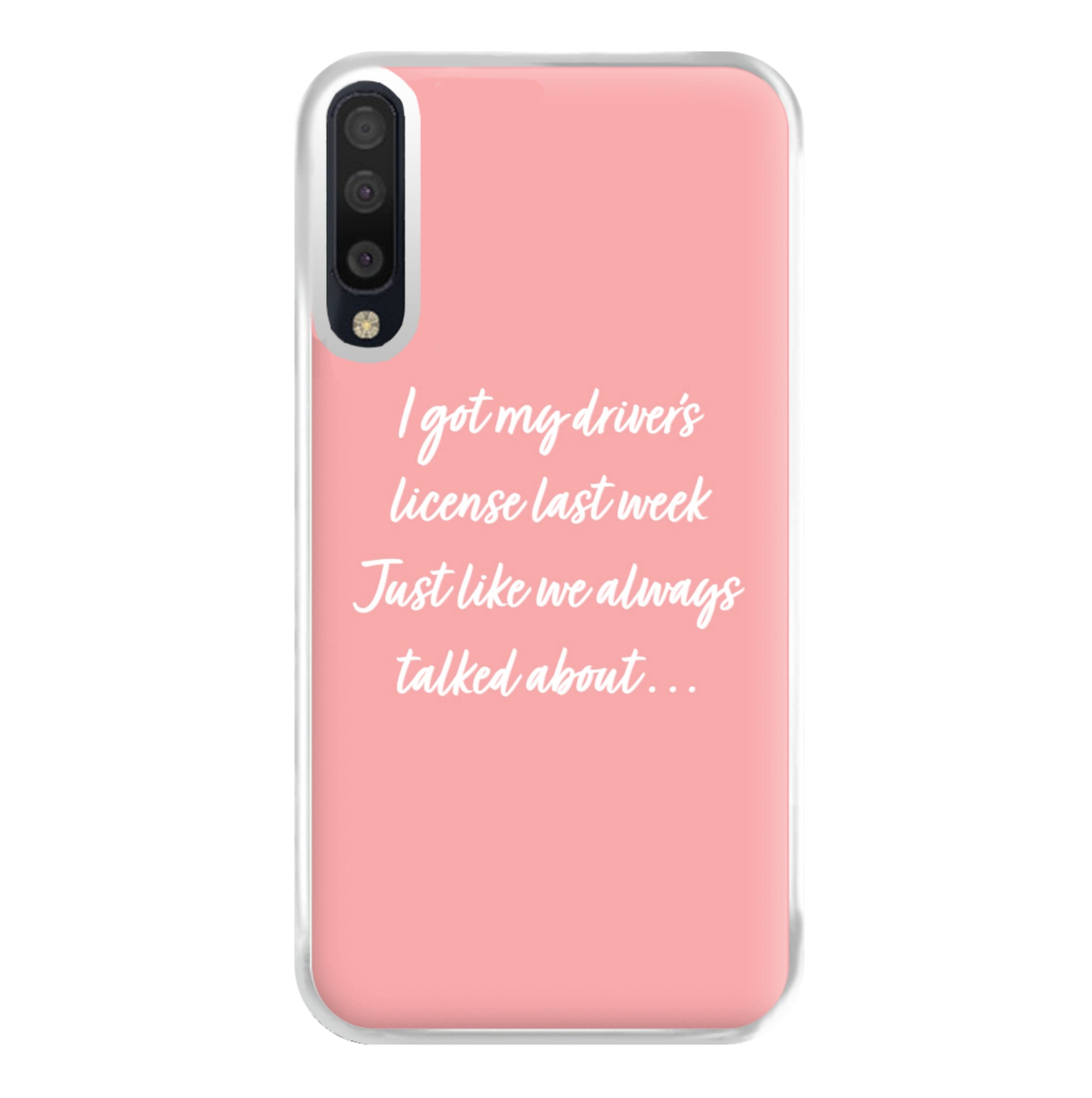 Drivers License Lyrics - Olivia TikTok Phone Case