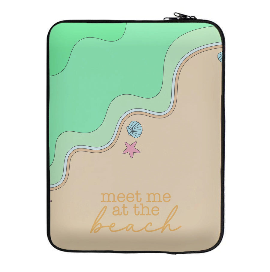 Meet Me At The Beach - Summer Laptop Sleeve