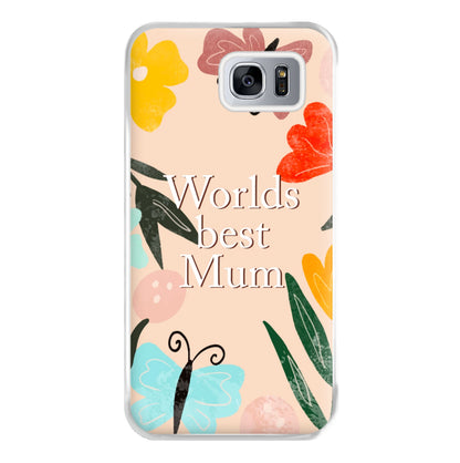 Worlds Best Mum - Floral Mother's Day Phone Case