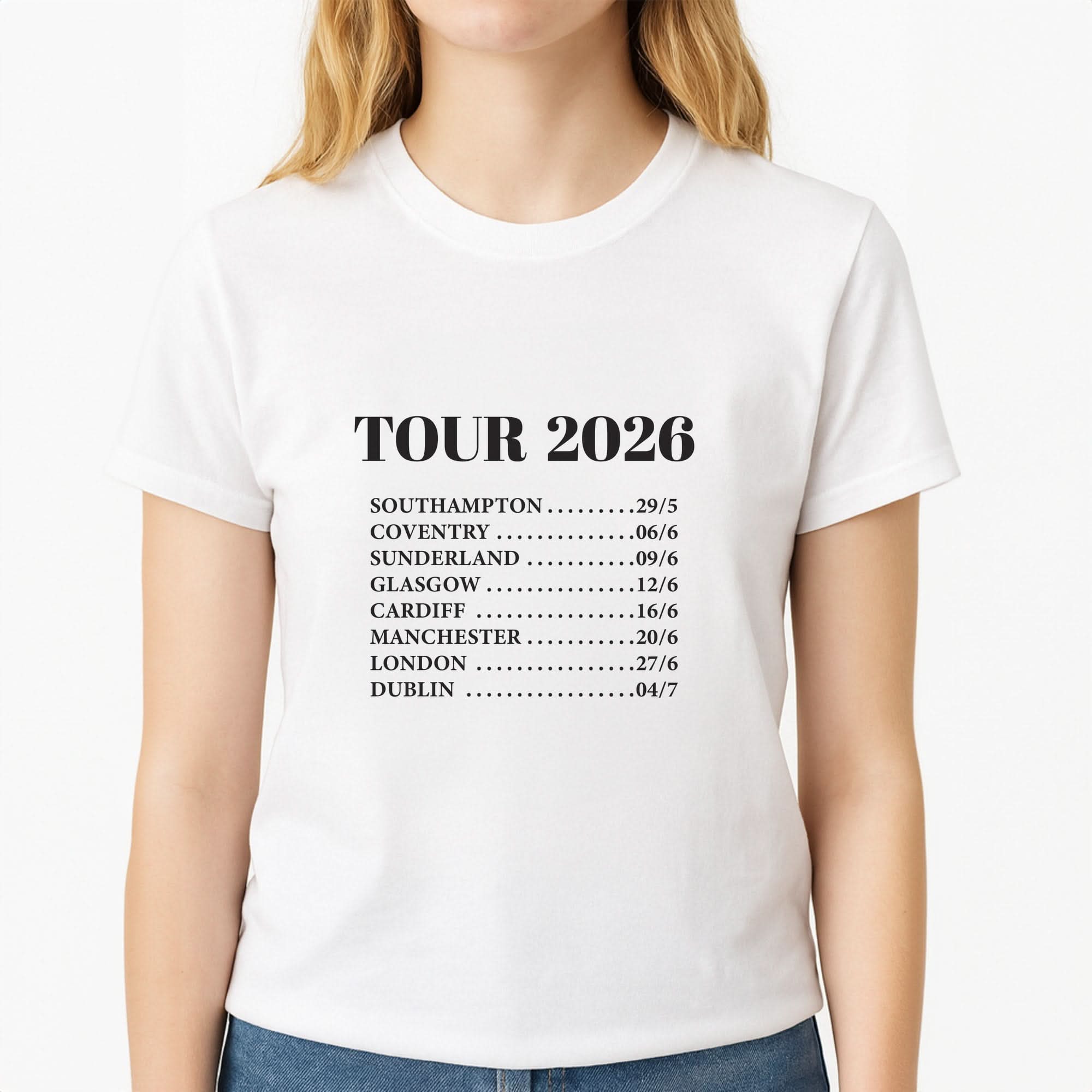 Band Tour 2026 Womens T-Shirt