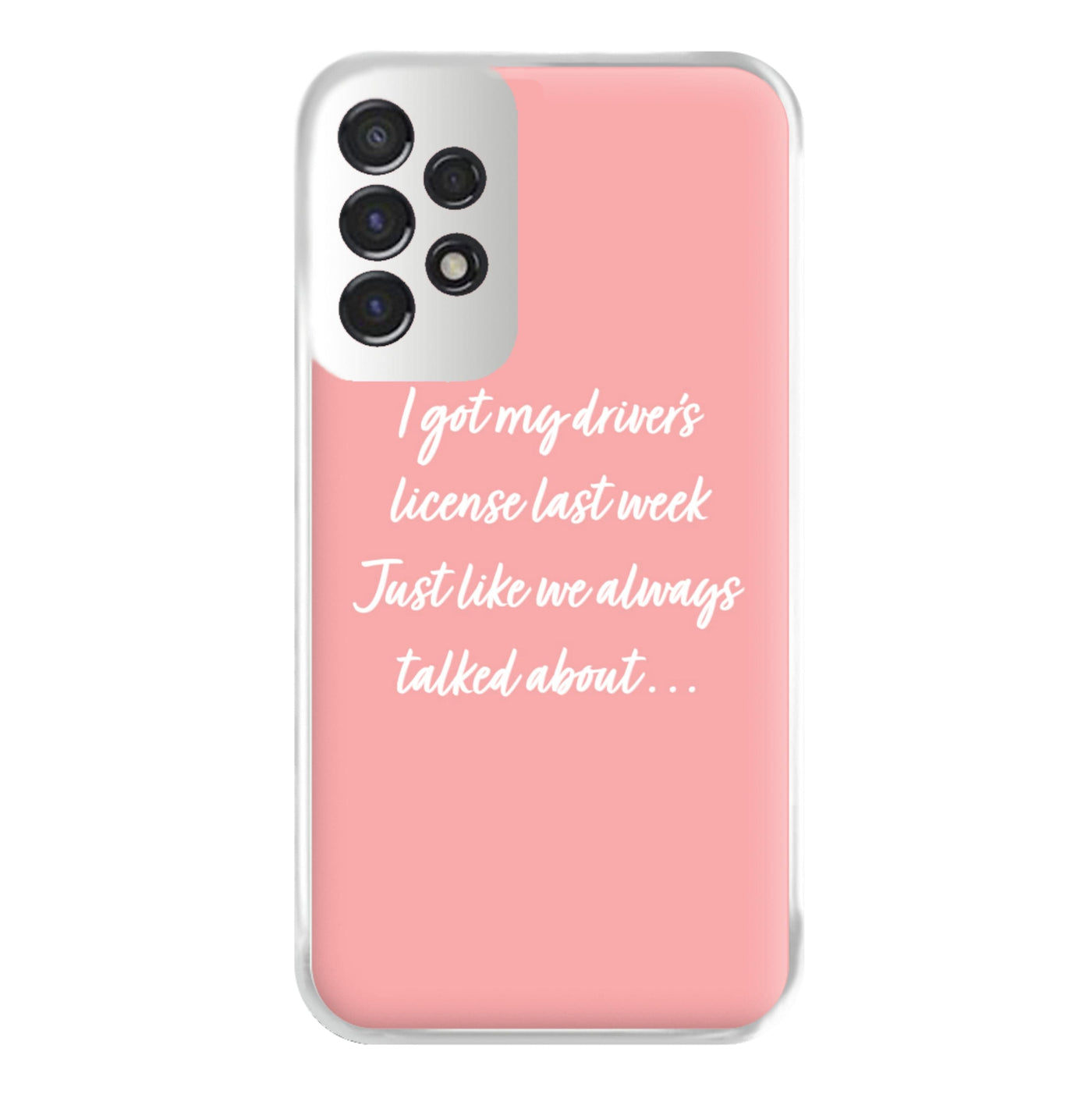 Drivers License Lyrics - Olivia TikTok Phone Case