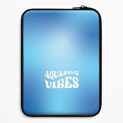 Aquarius Vibes Gradient Zodiac Universal Laptop Sleeve