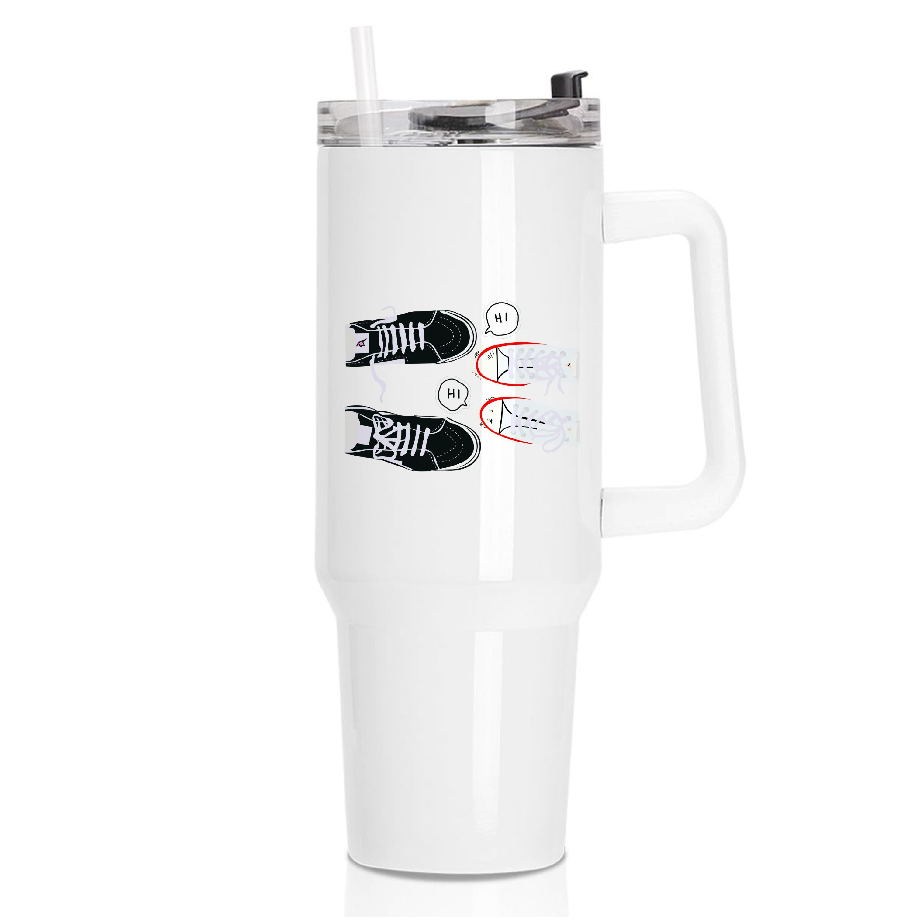 Hi - Heart TV Tumbler