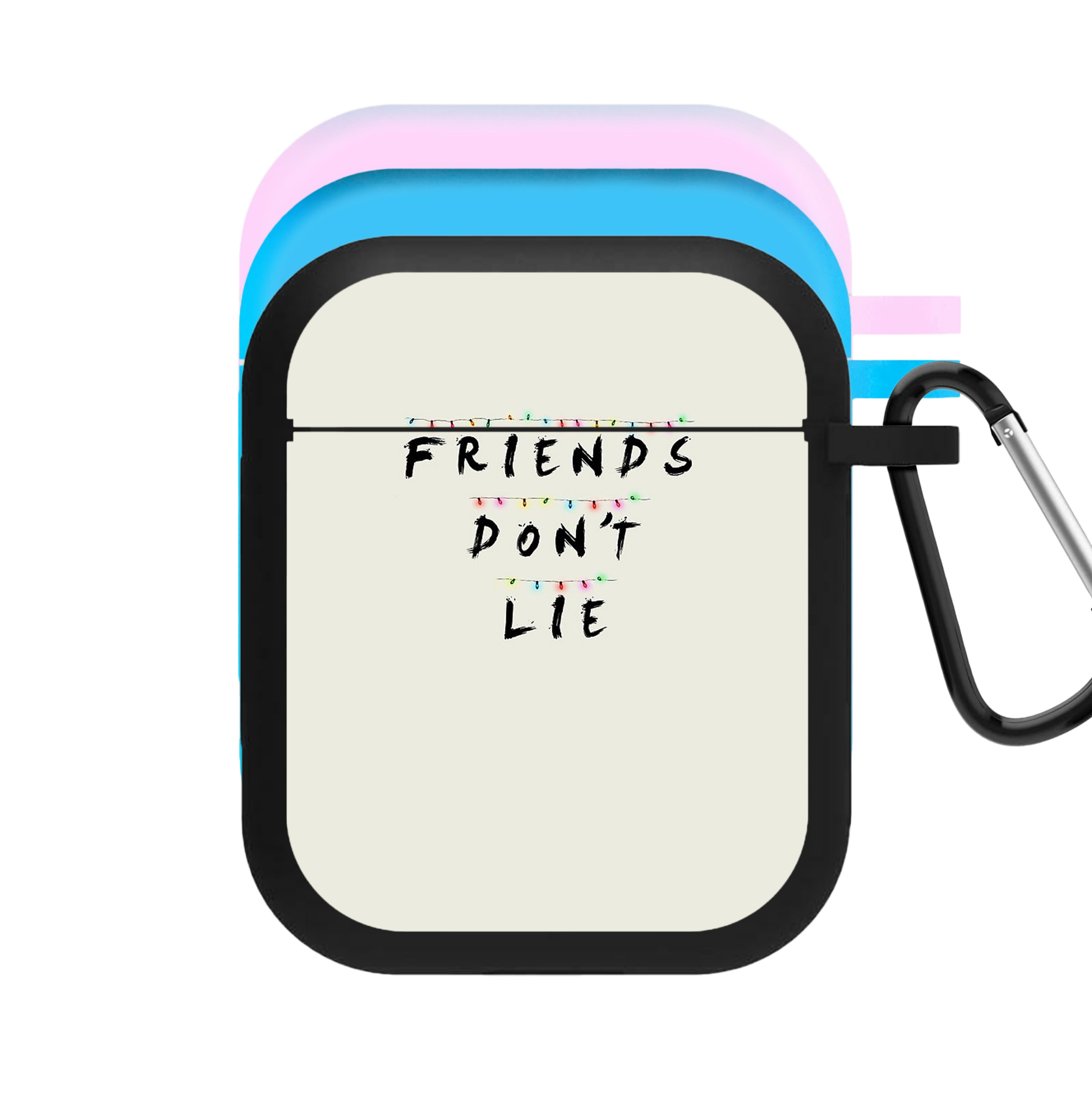 Friends Don't Lie Lights AirPods Case