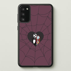 J And S Cobweb Heart Galaxy A41 Case