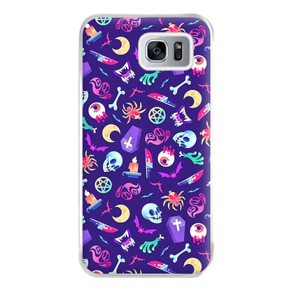 Horroriffic Halloween Pattern Phone Case