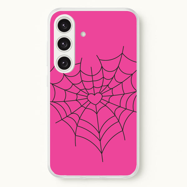 Spiderweb Hearts II Galaxy S24 Case