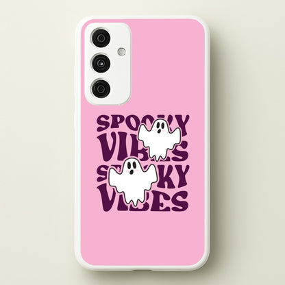 Spooky Vibes Pink Galaxy A35 Case
