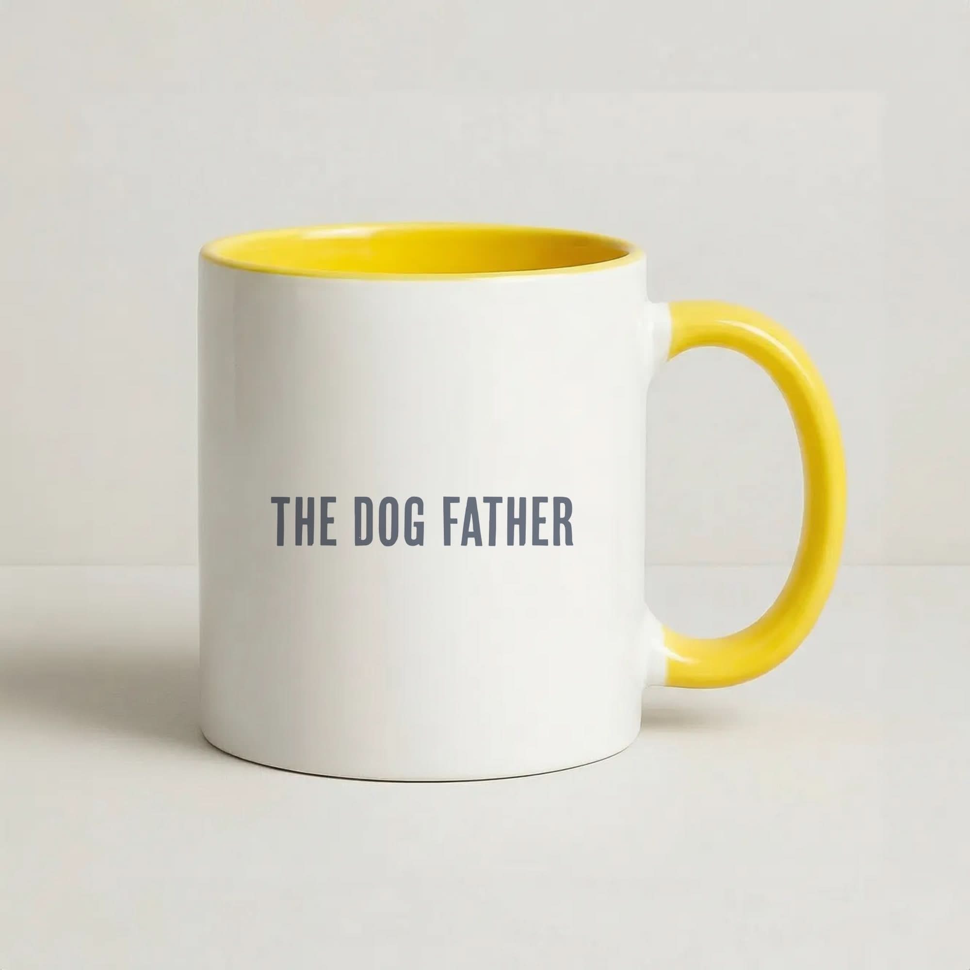 The Dog Father Yellow Mug