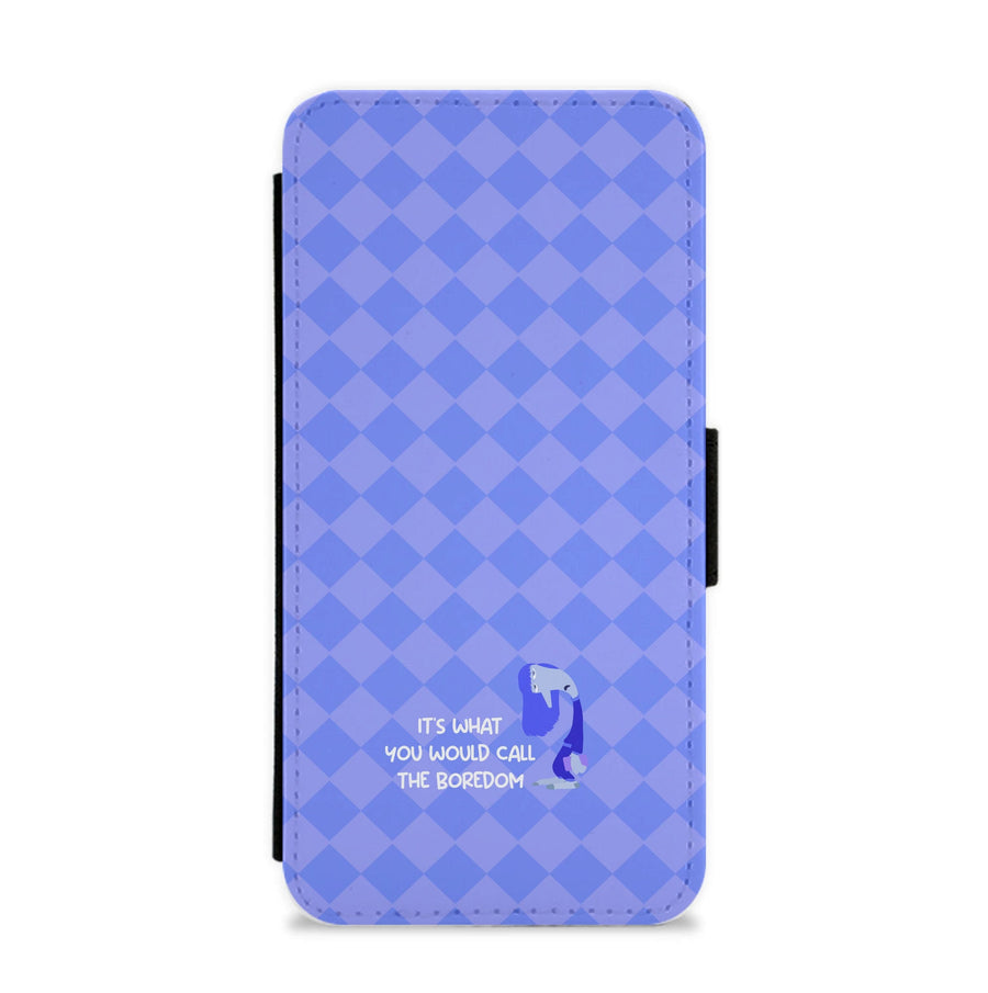 It's What You Would Call The Boredom - Inside Out Flip / Wallet Phone Case