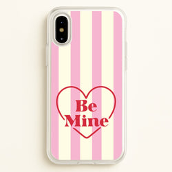 Be Mine Stripey iPhone X / XS Case