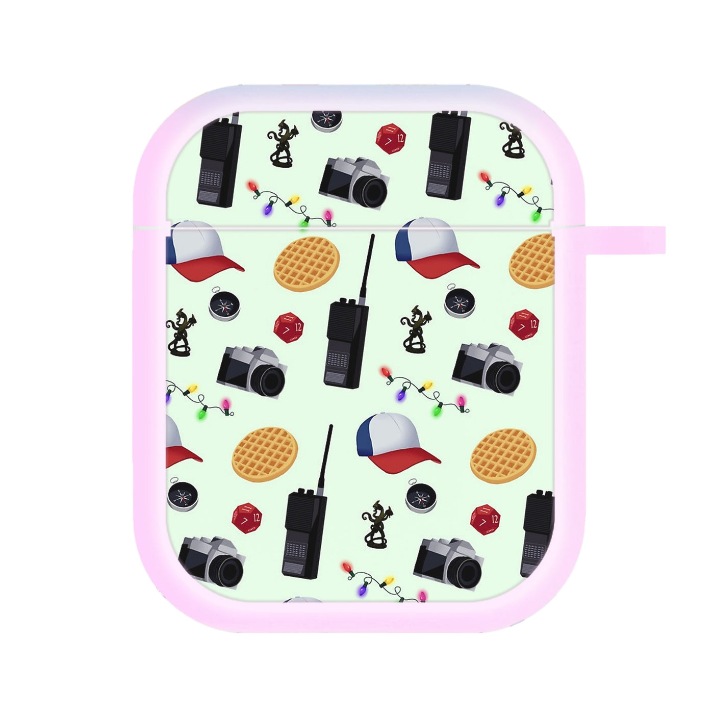 Cartoon Stranger Things Object AirPods Case
