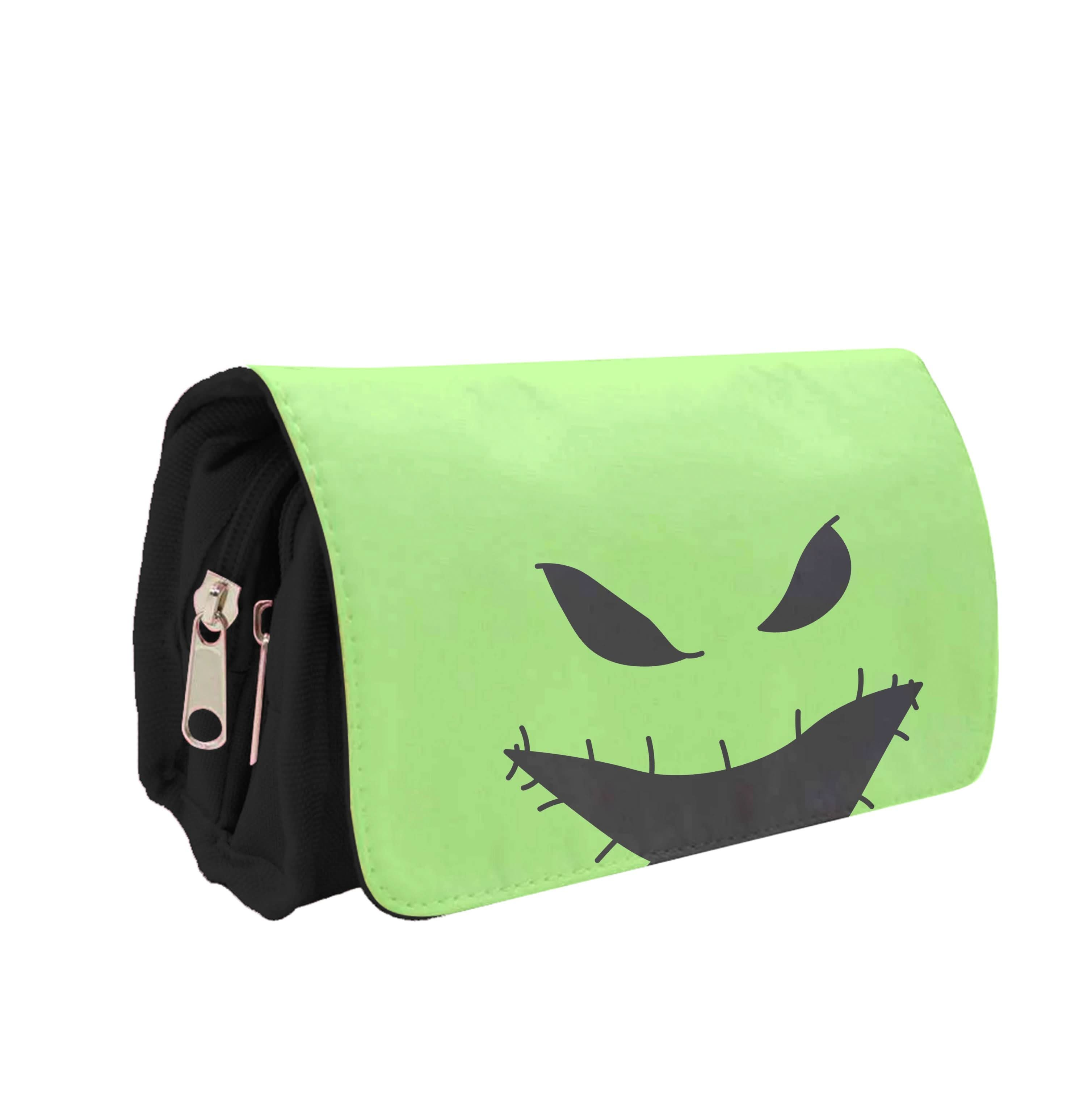 Green Face Pencil Case