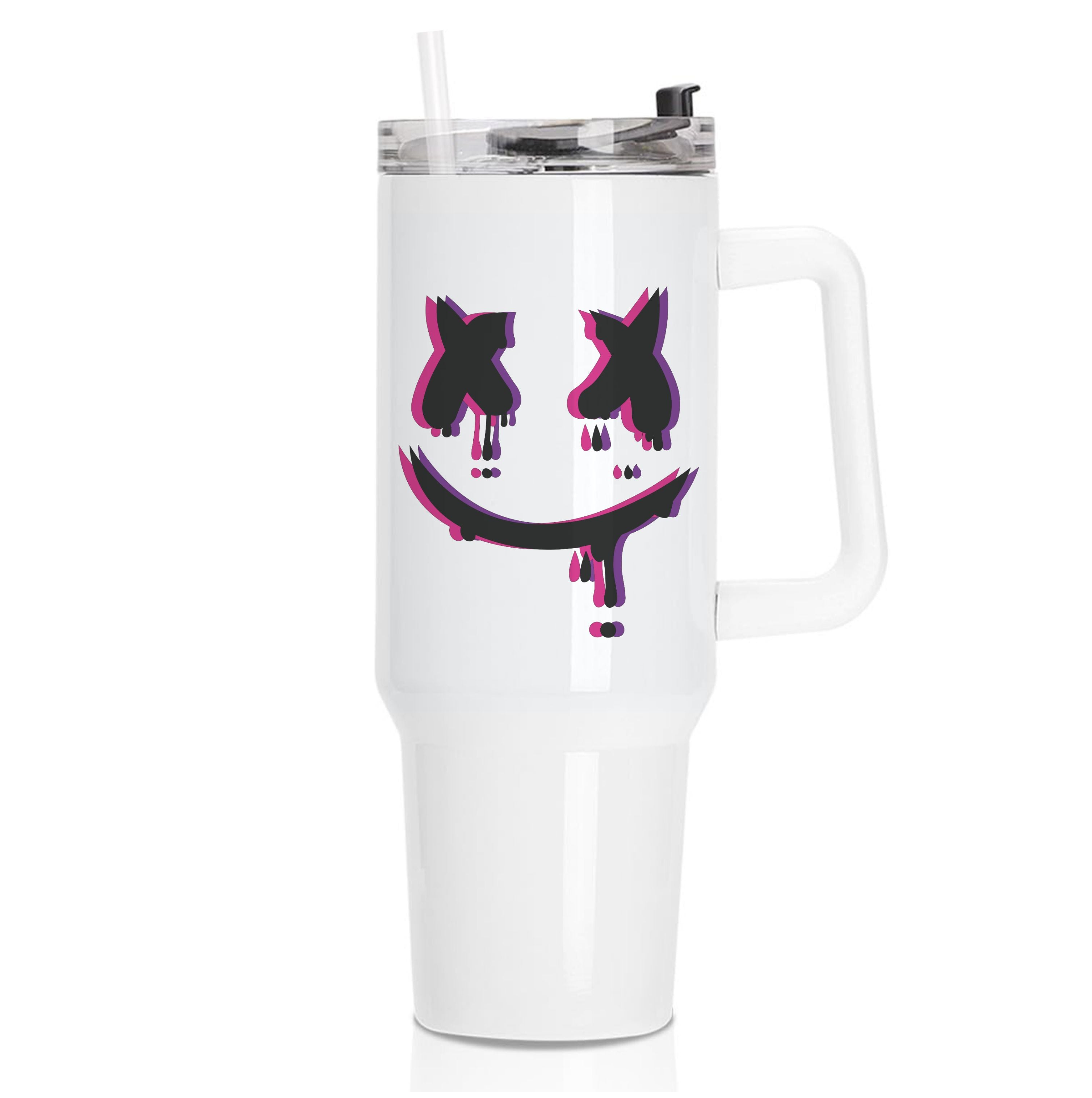 Purple Blur - White Helmet DJ Tumbler