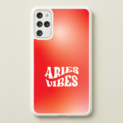 Aries Vibes Gradient Zodiac Galaxy S20 Plus Case