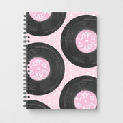 Thrifted Vinyl Polka Pattern Notebook 1