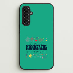 The Most Wonderful Time Of The Year Geometric Galaxy S23FE Case