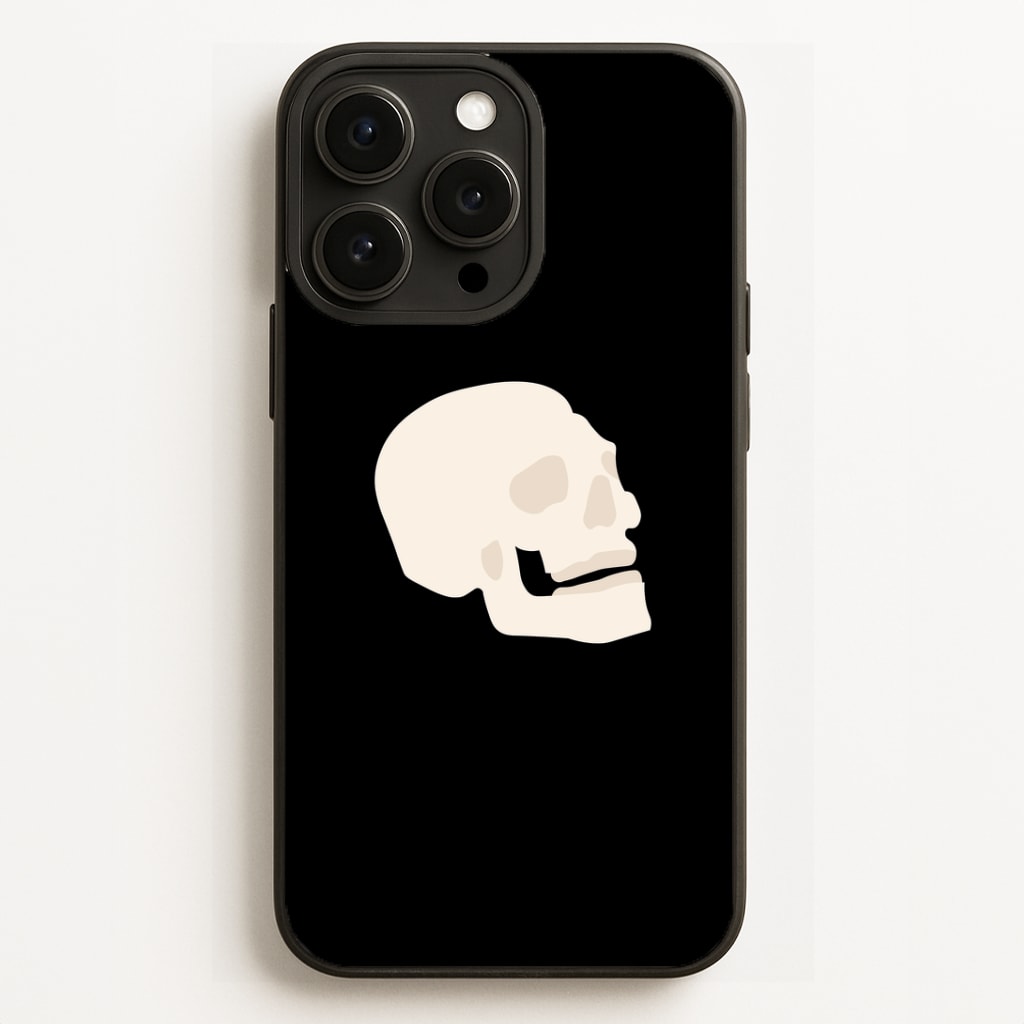 Skull Outline - Halloween Phone Case for iPhone, Samsung Galaxy and Google Pixel