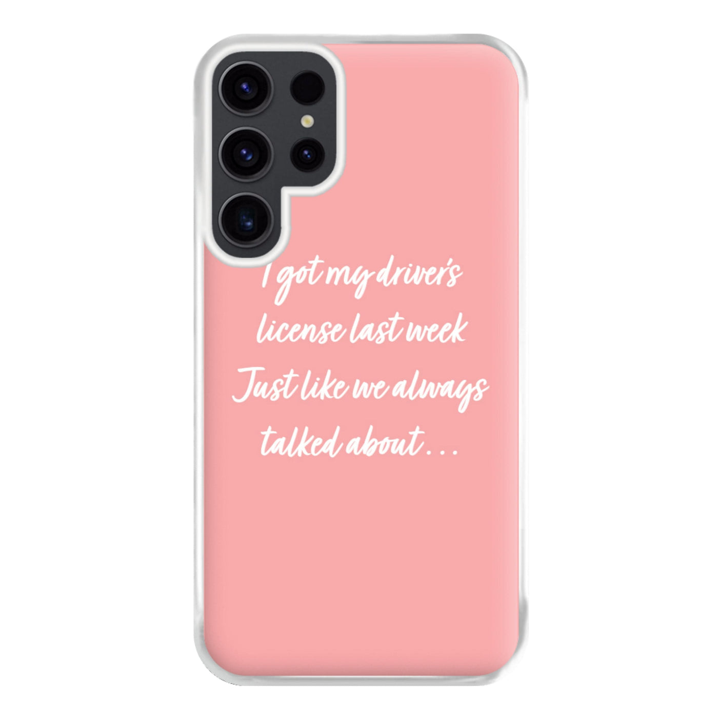 Drivers License Lyrics - Olivia TikTok Phone Case