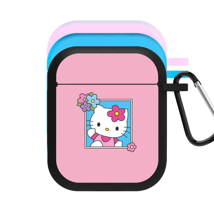 Flower Polaroid - Hello Kitty AirPods Case