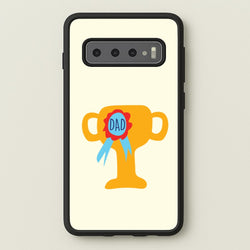 Cartoon Dad Trophy Galaxy S10 Case
