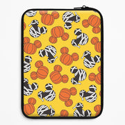 Pumpkin And Mummy Mouse Pattern Laptop Sleeve 1