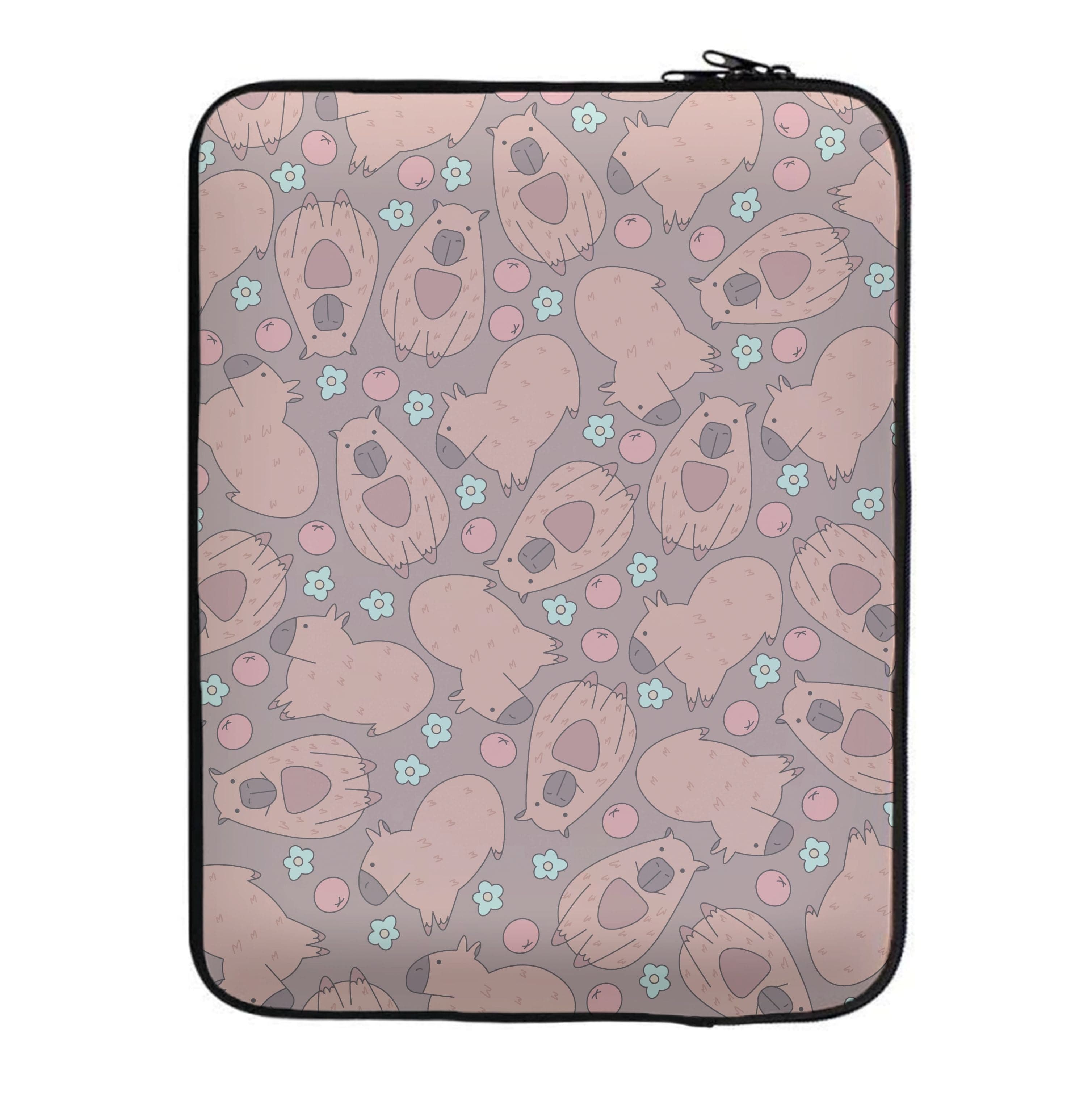 Capybara - Animal Patterns Laptop Sleeve