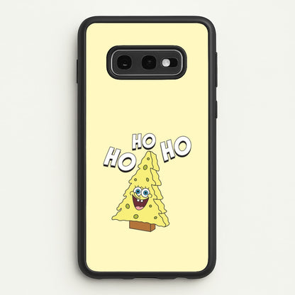 Christmas Tree Cartoon Sponge Galaxy S10e Case